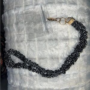 Polka Dot Key & Card Holder Lanyard